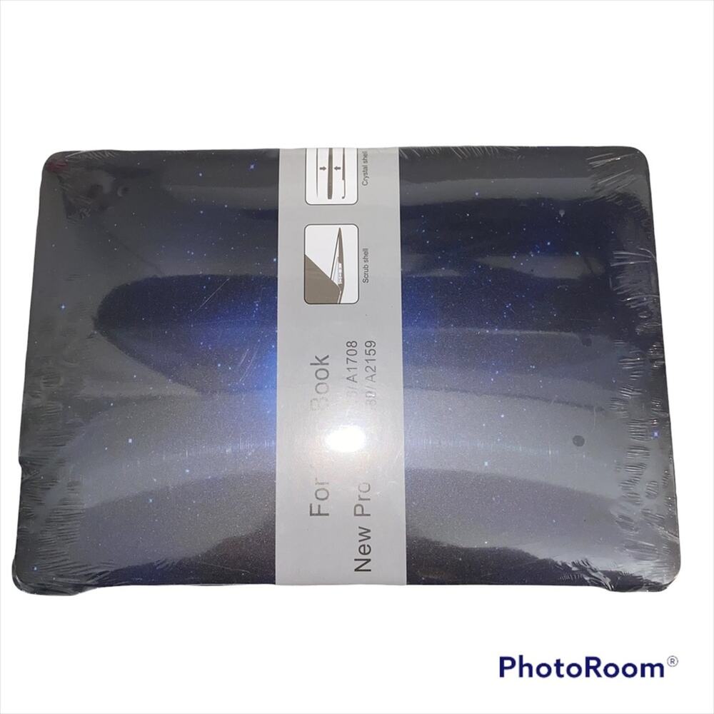 MacBook Pro 13 Case A1706 A1708 A1989 A2159 Galaxy Hard Shell Cover NWT
